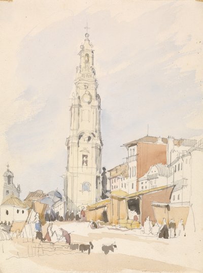 A papság tornya, Porto (wc grafitra, papír) alkotó: James Holland