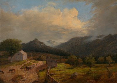 Taverna New Bostonban, Vermontban, 1855. alkotó: James Hope
