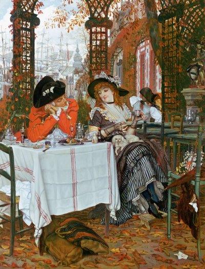 Ebéd (A Luncheon), 1868 körül alkotó: James Jacques Joseph Tissot