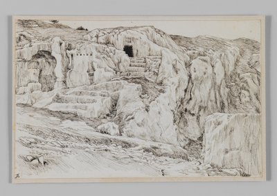 Ősi sírok, Hinnom völgye, illusztráció a mi Urunk Jézus Krisztus életéből alkotó: James Jacques Joseph Tissot