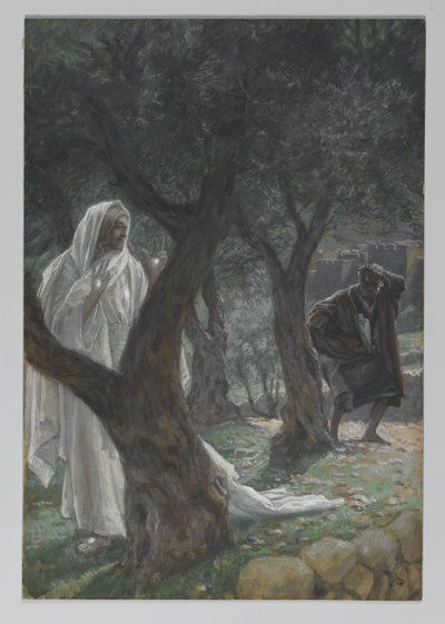 Urunk jelenése Szent Péternek, illusztráció: Urunk Jézus Krisztus élete, 1886-94 (wc grafit fölött, papíron) alkotó: James Jacques Joseph Tissot