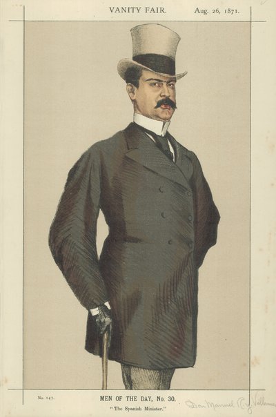 Don Manuel Rances és Villanueva (színes litó) alkotó: James Jacques Joseph Tissot