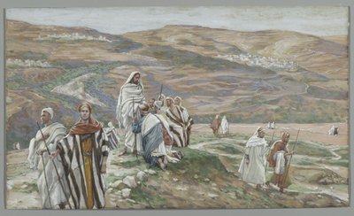 Kiküldte őket kettesével, illusztráció az Urunk, Jézus Krisztus élete, 1886-96 című könyvéből (wc grafiton papíron) alkotó: James Jacques Joseph Tissot