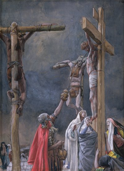 Én Szomjúság. A Jézusnak adott ecet, illusztráció a Krisztus életéhez, 1884-96 körül (wc és gouache kartonon) alkotó: James Jacques Joseph Tissot