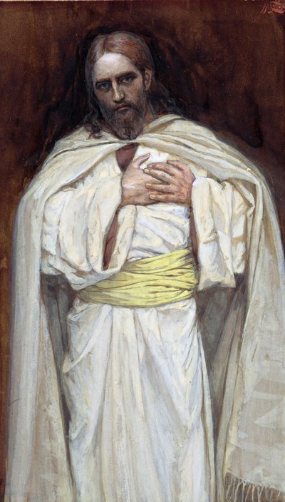 Urunk, Jézus Krisztus, illusztráció a Krisztus életéhez, 1886-94 (wc és gouache kartonon) alkotó: James Jacques Joseph Tissot
