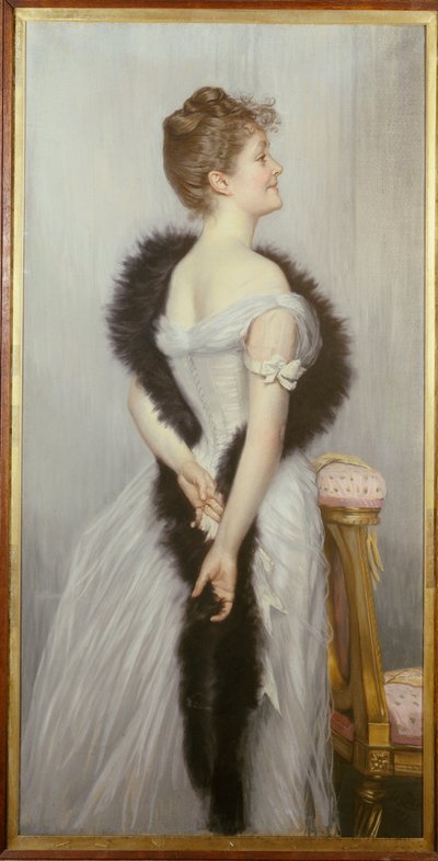 Montmorand vicomtesse portréja, 1889 alkotó: James Jacques Joseph Tissot
