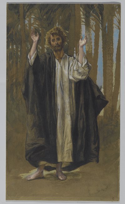 Szent Simon, illusztráció a mi Urunk Jézus Krisztus életéből (wc grafit fölött, papíron) alkotó: James Jacques Joseph Tissot