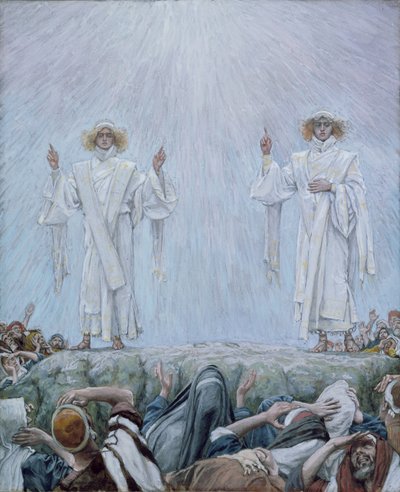 A mennybemenetel, illusztráció a Krisztus életéhez, 1884-96 körül (wc és gouache kartonon) alkotó: James Jacques Joseph Tissot