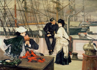 A kapitány és a tiszt, 1873 alkotó: James Jacques Joseph Tissot
