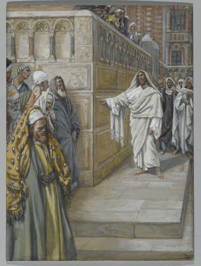 A Sarokkő, illusztráció: Urunk Jézus Krisztus élete, 1886-94 (wc grafit fölött, papíron) alkotó: James Jacques Joseph Tissot