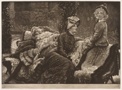 A kerti pad alkotó: James Jacques Joseph Tissot