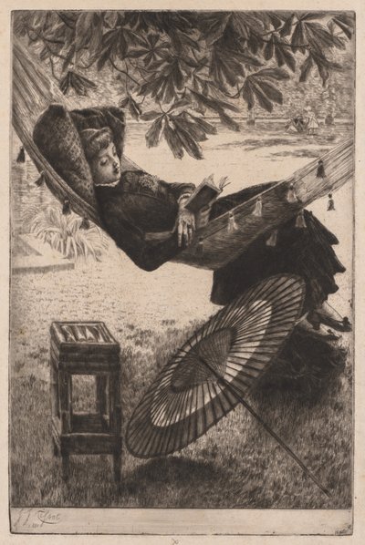 A függőágy, 1880. alkotó: James Jacques Joseph Tissot