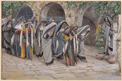 A szent asszonyok, illusztráció a Krisztus életéhez, 1886-94 (wc és gouache kartonon) alkotó: James Jacques Joseph Tissot