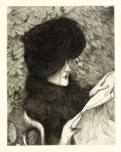 Újság, 1883 alkotó: James Jacques Joseph Tissot