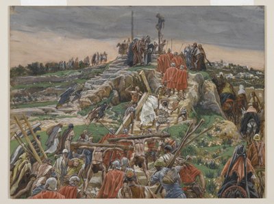 A Kálváriához közeledő körmenet, illusztráció: Urunk Jézus Krisztus élete, 1886-94 (wc grafit fölött, papíron) alkotó: James Jacques Joseph Tissot