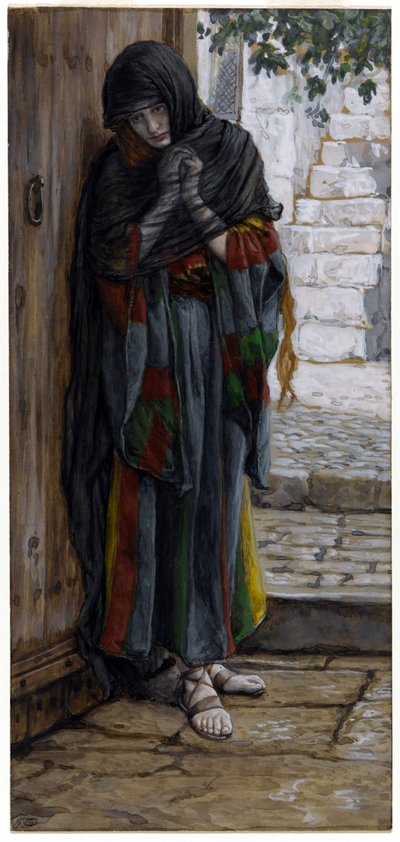A Bűnbánó Magdolna (wc papíron) alkotó: James Jacques Joseph Tissot