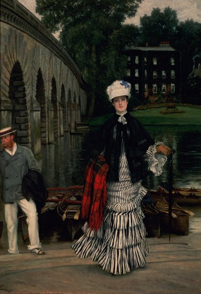 Visszatérés a csónakázásról alkotó: James Jacques Joseph Tissot