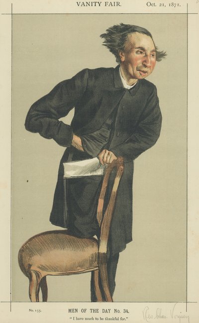 Charles Voysey tiszteletes (színes litó) alkotó: James Jacques Joseph Tissot