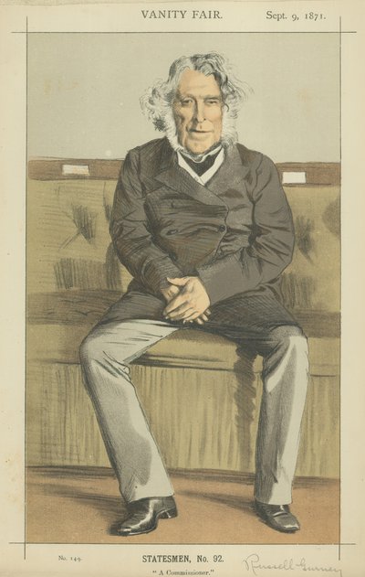 A jobb Hon Russell Gurney (színes litó) alkotó: James Jacques Joseph Tissot