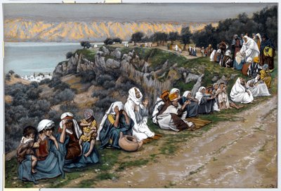 A betegek arra várnak, hogy Jézus elhaladjon, illusztráció a Krisztus életéhez, 1884-96 (wc és gouache kartonon) alkotó: James Jacques Joseph Tissot