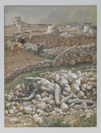 A szőlőskert fia, illusztráció a mi Urunk Jézus Krisztus életéből (akvarell grafit fölött, papíron) alkotó: James Jacques Joseph Tissot