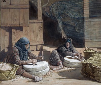 A két nő a malomban, illusztráció a Krisztus életéhez, 1886-94 (wc és gouache kartonon) alkotó: James Jacques Joseph Tissot