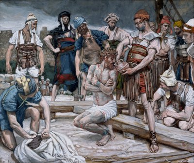 A mirhával kevert bor, illusztráció a Krisztus életéhez, 1884-96 körül (wc és gouache kartonon) alkotó: James Jacques Joseph Tissot