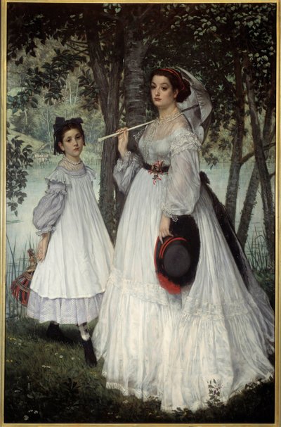 A két nővér avagy „portrék a parkban” Jacques Joseph (Jacques-Joseph) Tissot festménye James Tissot-nál (1836-1902) alkotó: James Jacques Joseph Tissot