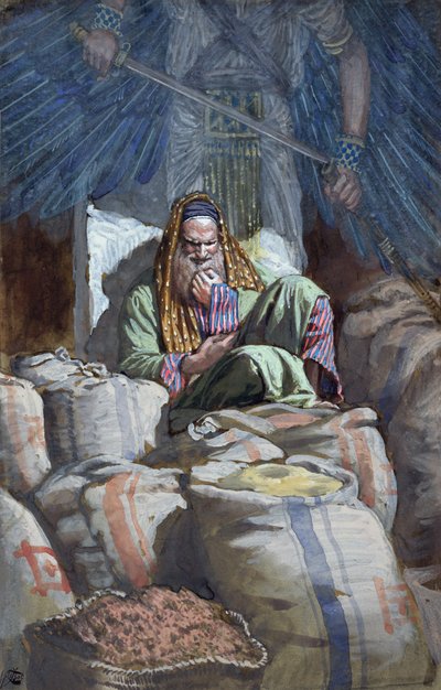 Te bolond, ezen az éjszakán a lelkedet kívánják tőled, illusztráció a Krisztus életéhez, 1886-94 (wc és gouache kartonon) alkotó: James Jacques Joseph Tissot