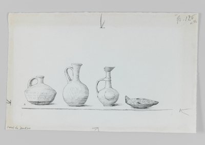 Júdeai vázák, illusztráció az „Urunk Jézus Krisztus élete” című könyvből (toll és tinta papíron) alkotó: James Jacques Joseph Tissot