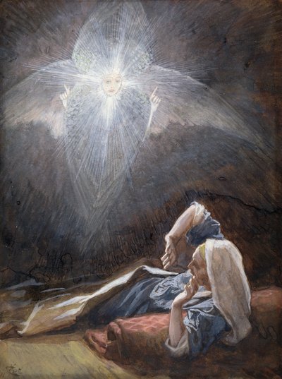 Szent József látomása, illusztráció a Krisztus életéhez, 1886-94 körül (guache, kartonpapír) alkotó: James Jacques Joseph Tissot