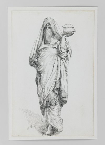 Kairói nő, illusztráció a mi Urunk Jézus Krisztus életéből alkotó: James Jacques Joseph Tissot