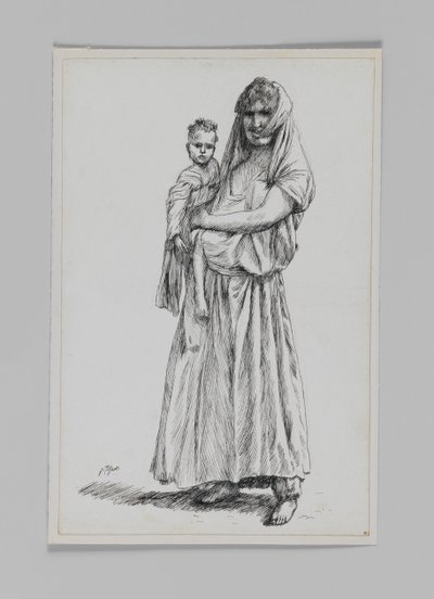 Geba asszony, Szamária, illusztráció a mi Urunk Jézus Krisztus életéből alkotó: James Jacques Joseph Tissot