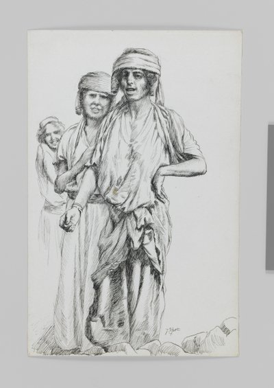 Geba asszonyai, Szamária, illusztráció a mi Urunk Jézus Krisztus életéből alkotó: James Jacques Joseph Tissot