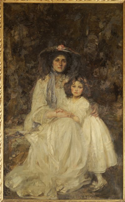 Lady Dickson-Poynder és lánya, Joan, 1905 körül alkotó: James Jebusa Shannon