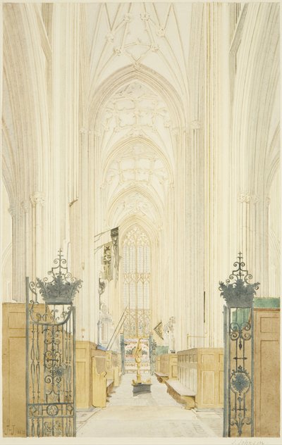 St Mary Redcliffe kereszthajója délre néz alkotó: James Johnson