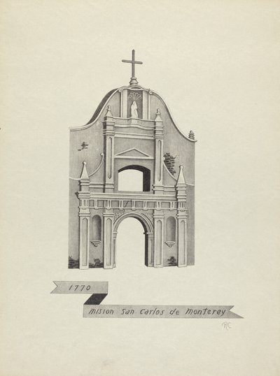 Misszió St. Charles of Monterey alkotó: James Jones