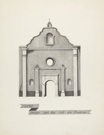 Mission San Luis Rey de Francia alkotó: James Jones