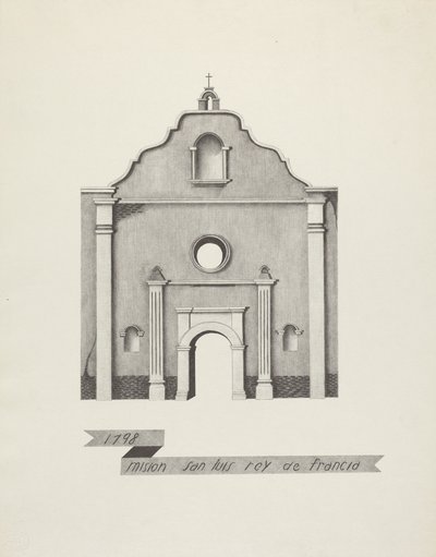 Mission San Luis Rey de Francia alkotó: James Jones