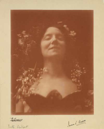 "A vágy": Yvette Guilbert portréja, 1896 alkotó: James L. Breese