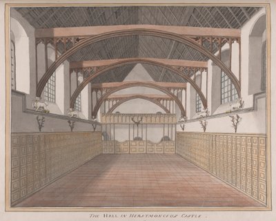Herstmonceux-kastély, East Sussex: A terem alkotó: James Lambert  of Lewes