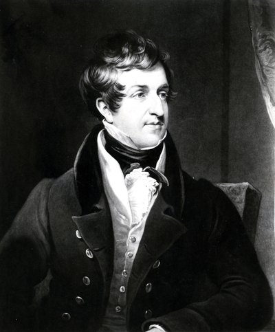 John Cam Hobhouse, Charles Turner nyomtatványa, 1834 (mezzotint) alkotó: James Lonsdale