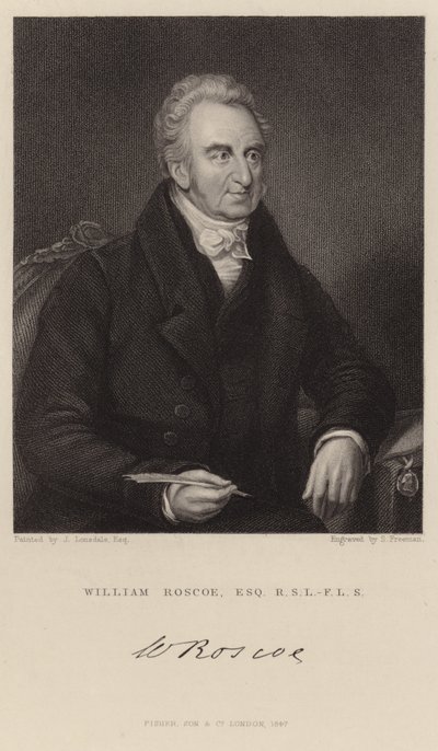 William Roscoe portréja alkotó: James Lonsdale