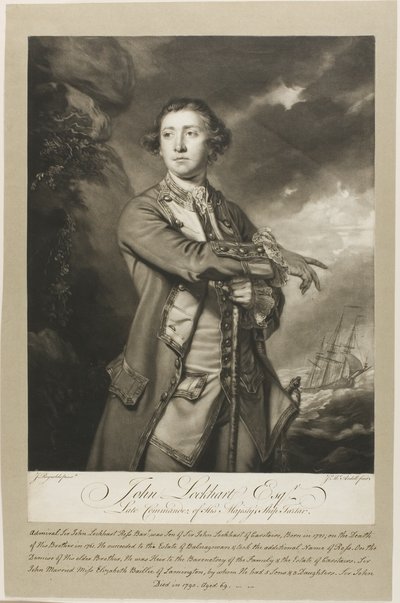John Lockhart portréja, Esquire alkotó: James MacArdell