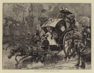 London Sketches, egy ló lefelé alkotó: James Macbeth