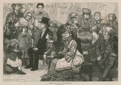 Madame Tussaud & Sons: Nyaralás egy viaszkiállításon (metszet) alkotó: James Macbeth