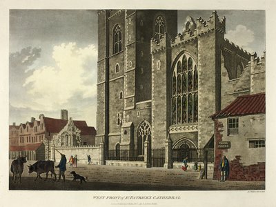 A Szent Patrik székesegyház nyugati homlokzata alkotó: James Malton