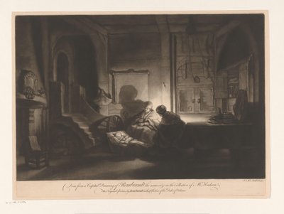 Szent Család éjjel alkotó: James McArdell