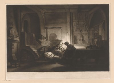 Szent Család éjjel alkotó: James McArdell