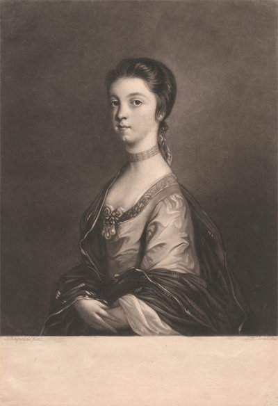Lady Elizabeth Montagu alkotó: James McArdell